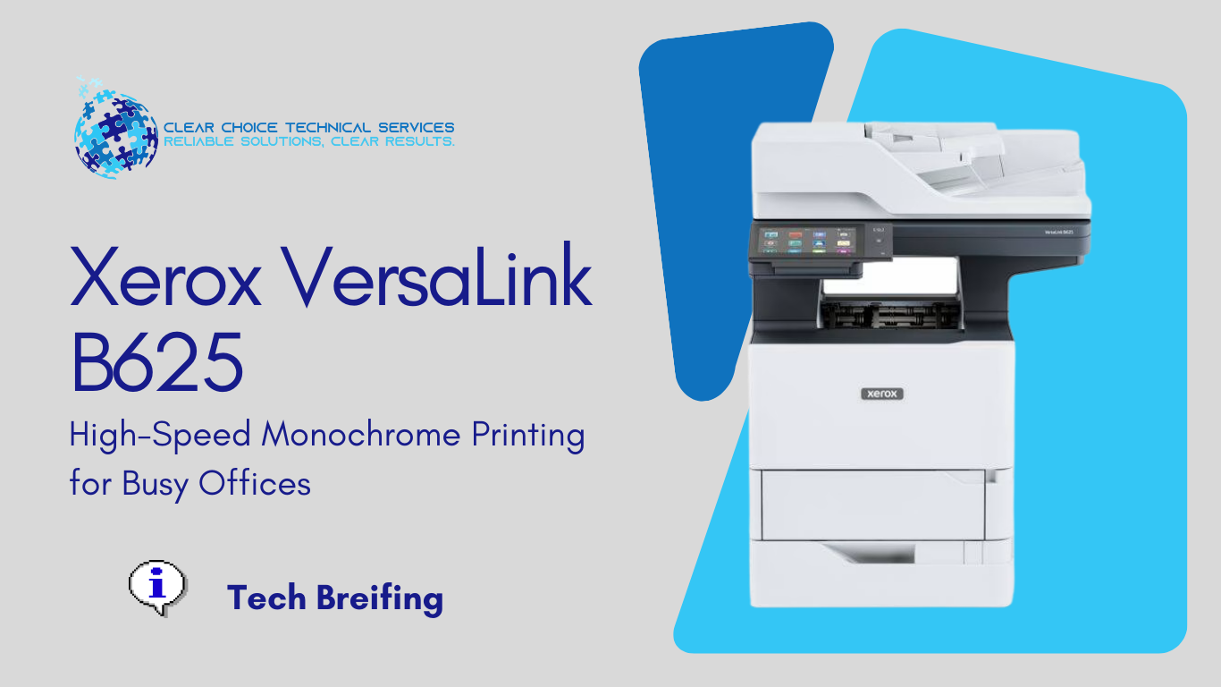 Read more about the article Xerox VersaLink B625 in Overland Park – High-Speed Monochrome Printing for Growing Offices